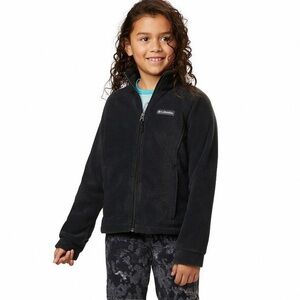 Columbia Benton Springs Full Zip Fleece Jacket Large 14-16 Black warm casual